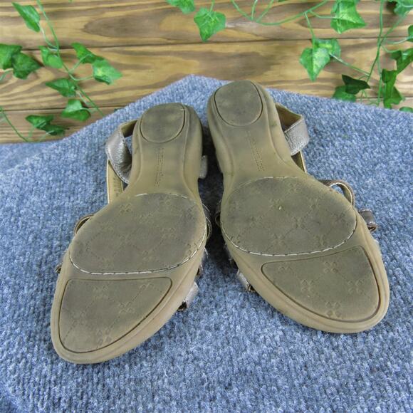 Naturalizer Women's Cooper Strappy Taupe Leather Sz 8 Medium Gently Used 2025 - Picture 6 of 6